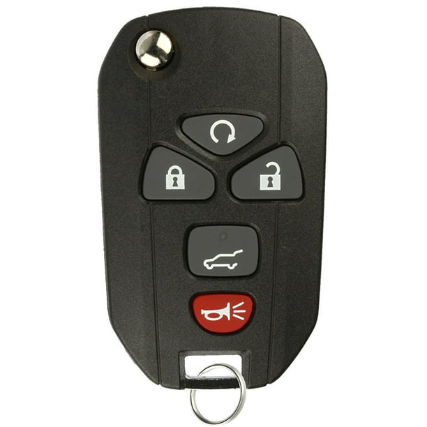 SCITOO 5 Buttons Key Fob Keyless Entry Remote Shell Case & Pad fit for 2001-2007 Buick LaCrosse Enclave Cadillac Escalade Escalade ESV 2PCS FCC 3521A-T04A-B 